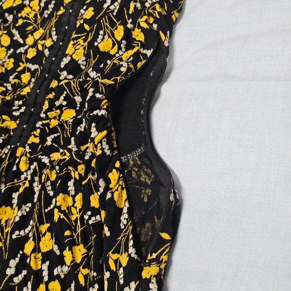 Anthropologie Maeve Breeze Dress Women Size S Black Floral - Picture 14 of 14